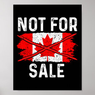 Póster Canadá Estado 51 No Está En Venta 2025 Trump Retro