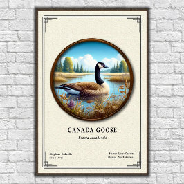 Póster Canada Goose Zoology Series Poster