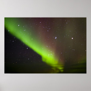 Póster Canada, Manitoba, Churchill. Aurora Borealis
