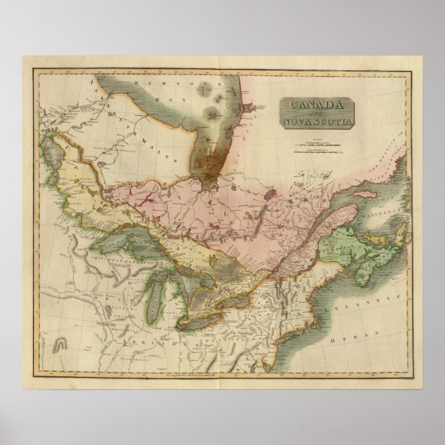 Póster Canadá, Nueva Escocia (Frente)