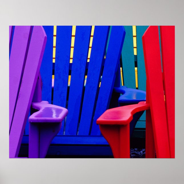 Póster Canadá, Nueva Escocia, Bridgewater. Colorido 2 (Frente)