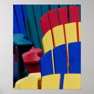 Póster Canadá, Nueva Escocia, Bridgewater. Colorido 3