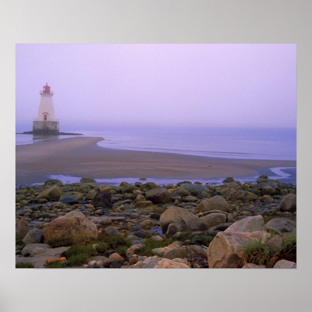 Póster Canadá, Nueva Escocia, condado de Shelburne. (Frente)