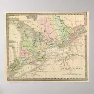 Póster Canadá Occidental