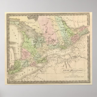 Póster Canadá Occidental