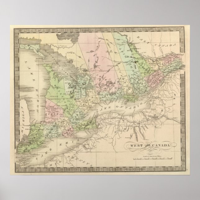 Póster Canadá Occidental (Frente)