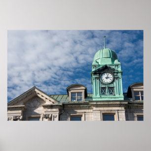 Póster Canadá, Quebec, Ciudad de Quebec. Autoridad portu