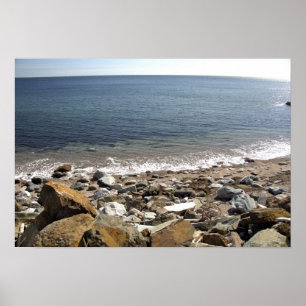 Póster Canadá, Quebec. VIA Rail Canada train