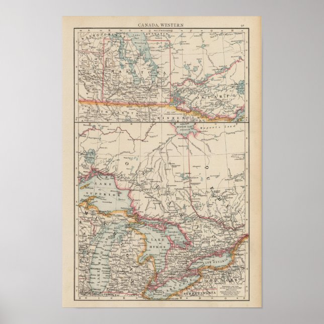 Póster Canada Western (Frente)