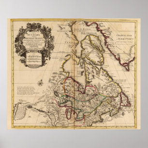 Póster Canadá y Estados Unidos