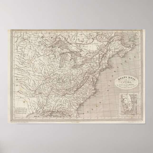 Póster Canadá y Estados Unidos (Frente)