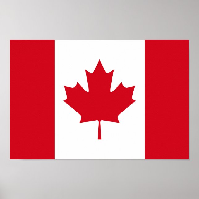 Póster Canadian Flag (Frente)