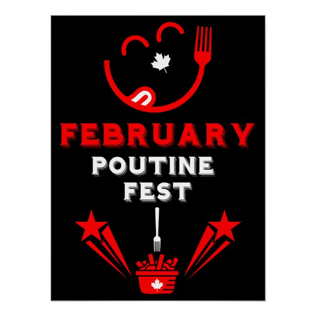 Póster Canadian Poutine Festival (Anverso)