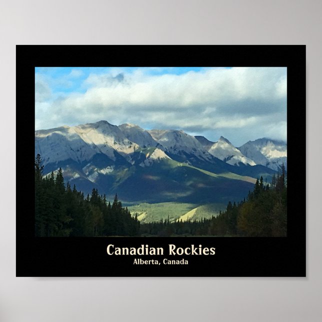 Póster Canadian Rockies, Alberta Canada Wall Poster (Frente)