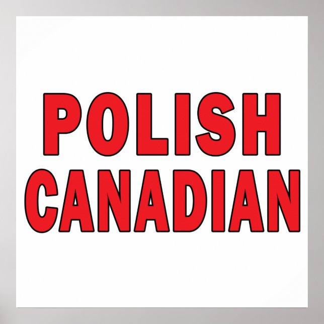 Póster Canadiense polaco (Frente)