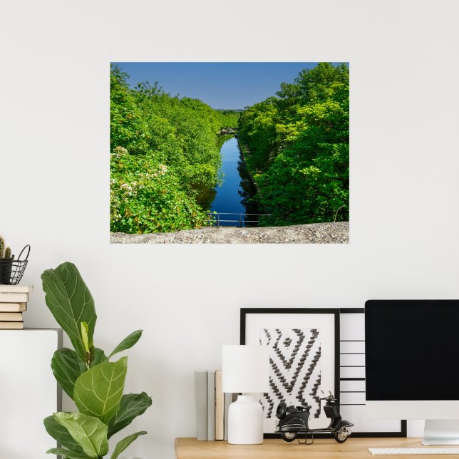 Póster Canal ancho de Huddersfield (Oficina en casa)