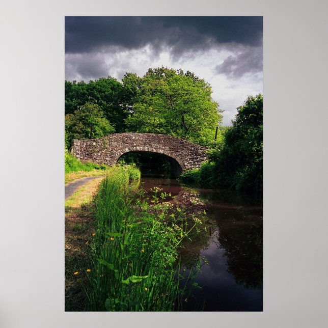 Póster Canal at Brecon, Wales, print (Frente)