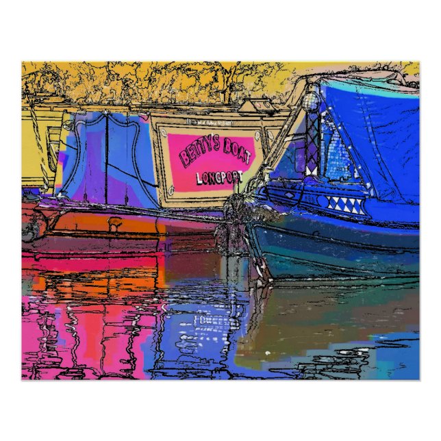 PÓSTER CANAL BOATS (Anverso)