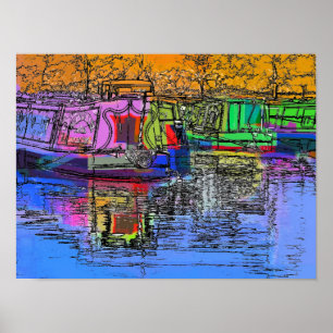 PÓSTER CANAL BOATS