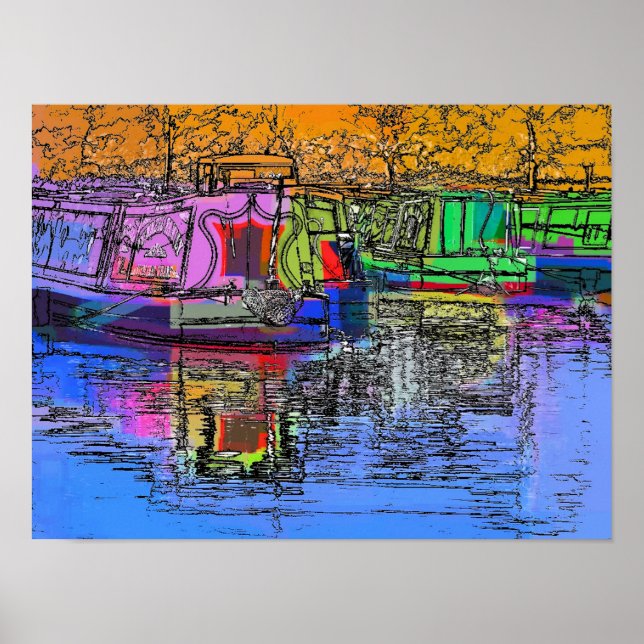 PÓSTER CANAL BOATS (Frente)