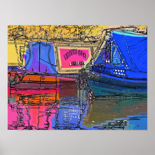 PÓSTER CANAL BOATS (Frente)