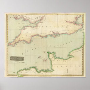 Póster Canal británico
