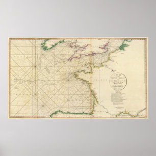 Póster Canal británico, Bahía de Vizcaya