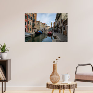 Póster Canal Cannaregio encantador Venecia Italia