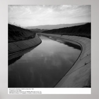 Póster Canal cerca de UC Davis, 1966