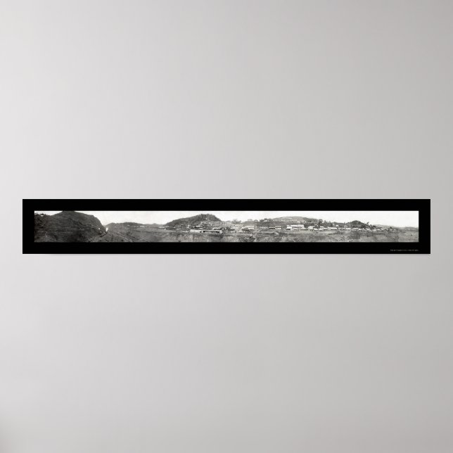 Póster Canal Culebra Foto 1906 (Frente)