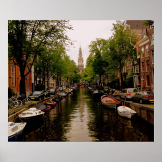 Póster Canal de Amsterdam