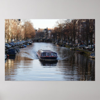Póster Canal de Amsterdam