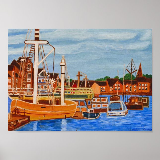 Póster Canal de Barco Externo (Frente)