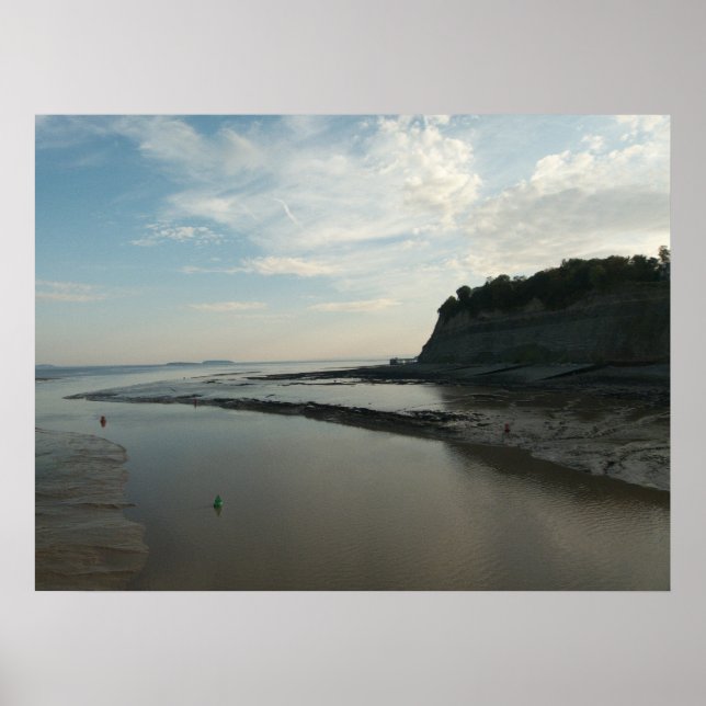 Póster Canal de entrada a la bahía de Cardiff (Frente)