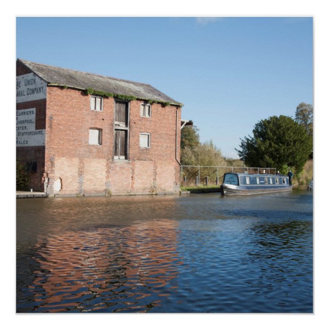 Póster Canal de Llangollen Inglaterra (Anverso)