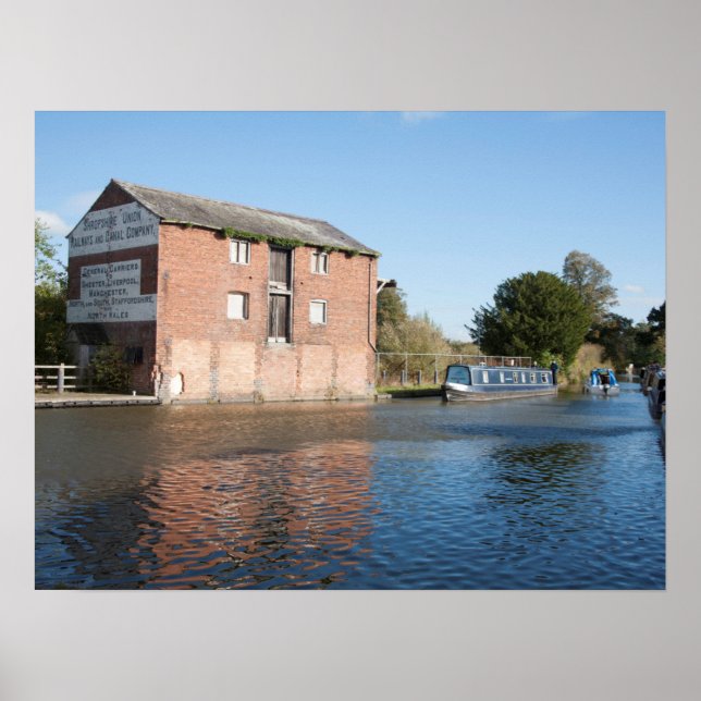 Póster Canal de Llangollen Inglaterra (Frente)