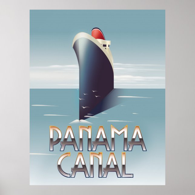 Póster Canal de Panamá (Frente)