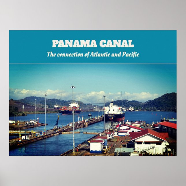 Póster Canal de Panamá (Frente)