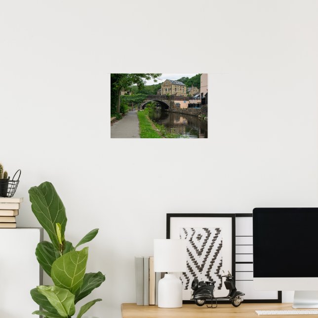 Póster Canal de Rochdale, Luddendenfoot (Oficina en casa)