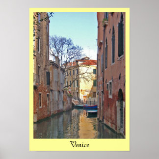 Póster Canal de Venecia
