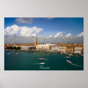 Póster Canal de Venecia