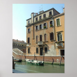 Póster Canal de Venecia Italia