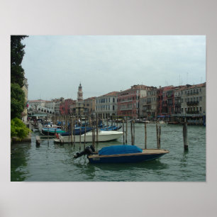Póster Canal de Venecia Italia