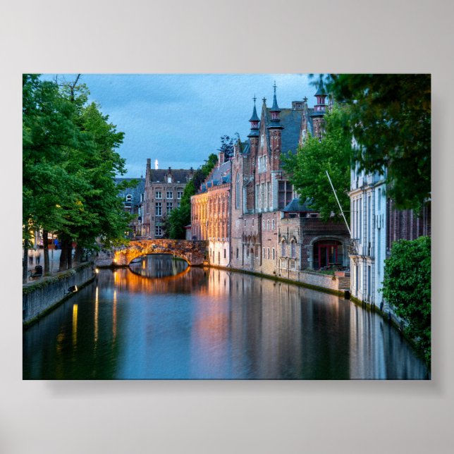 Póster Canal en Brujas (Frente)