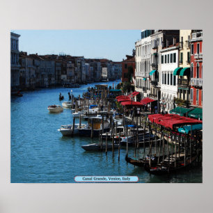 Póster Canal Grande, Venecia, Italia