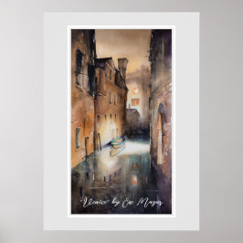 Póster Canal in Venice, Italy Poster