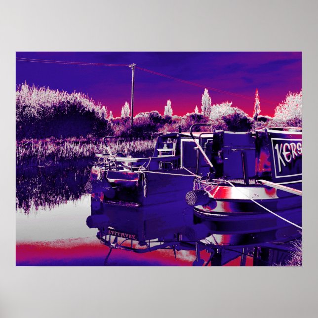 PÓSTER CANAL NARROWBOATS (Frente)