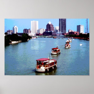 Póster Canal Rochester de Nueva York