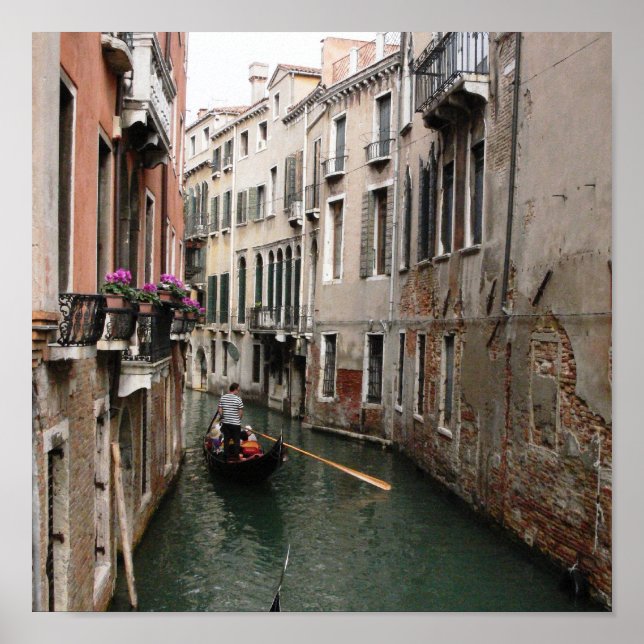 Póster Canal veneciano (Frente)
