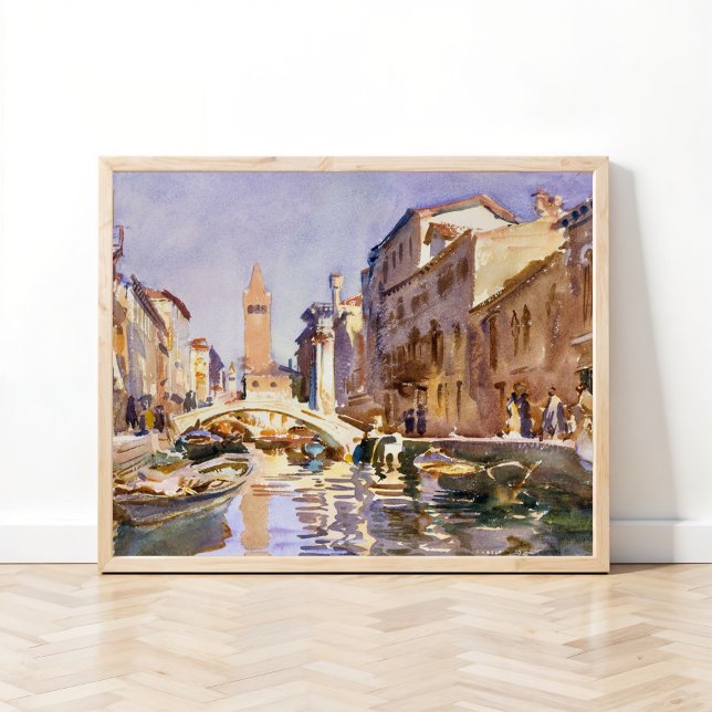 Póster Canal veneciano (1913) de John Singer Sargent (Subido por el creador)